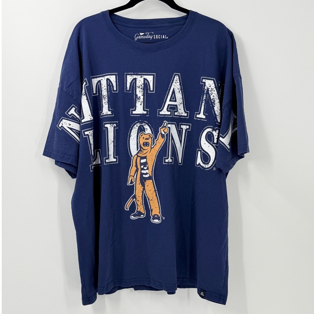 Gameday Social Penn State Nittany Lions Graphic‎ T-shirt Mens XL spell out